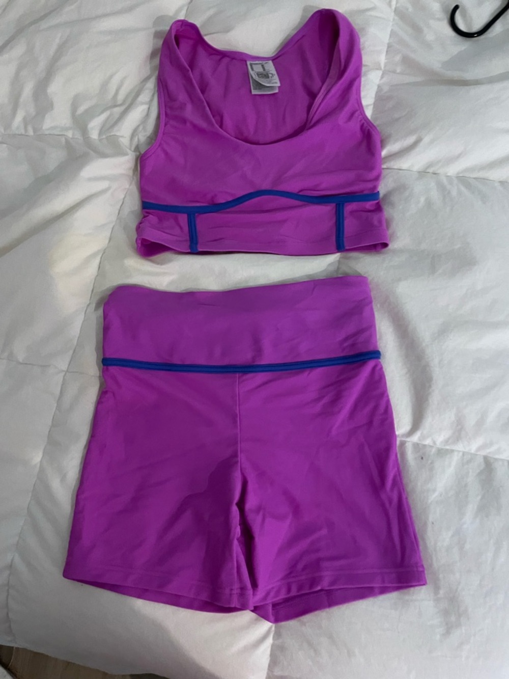 Speedo Bright Magenta Workout set with Contrasting Trim